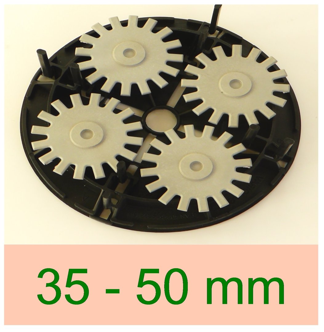 Plattenlager Distanzscheiben 35 mm für höhenverstellbares Stelzlager 