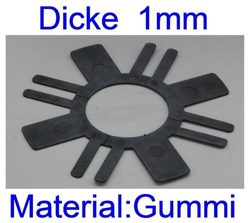 100-Ausgleichsscheiben-DD12-A1-Dicke-1mm-aus-Gummi-fuer-DD1-DD2-DD10 n