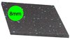 50 Gummiplatten-Platten, 0,2m x 0,2m, 8mm, Gummipads Solar Pads